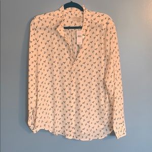 Size L Blush Blouse from Loft